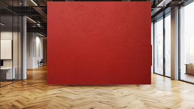 Red plaster concrete texture Wall mural