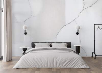 White plaster concrete texture Wall mural