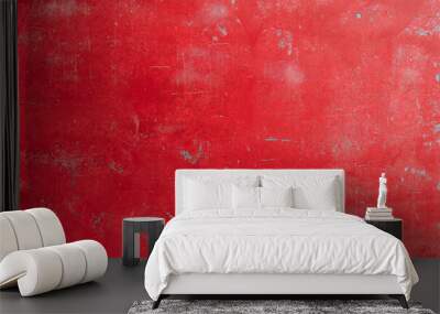 background texture with Red painted steel surface. Wall mural