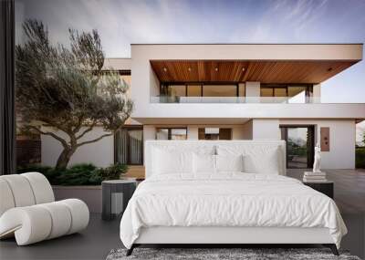 Modern house exterior Wall mural