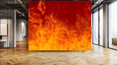 abstract fire background. Wall mural