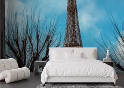 eiffel tower paris Wall mural