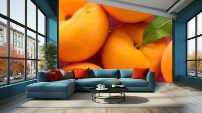 Sweet peaches and summer fruits Wall mural