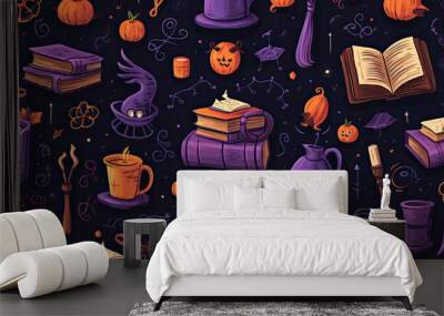 Witch's Spellbook Secrets Wall mural