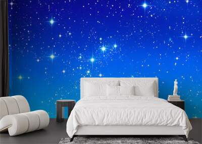 starry night sky Wall mural