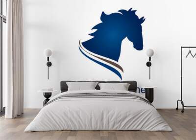 Horse head design Wall mural