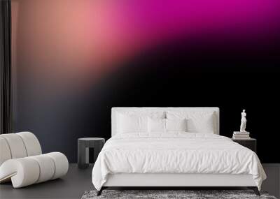 Dark gradient with soft pink and purple hues blending, ideal for calming digital backgrounds. Perfect for graphic design and creative projects needing a refined aesthetic. Wall mural