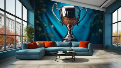 champion Award trophy cup winner concept Wall mural