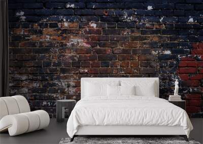 Grunge brick wall background Wall mural