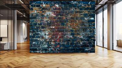 Grungy brick wall for background. Wall mural