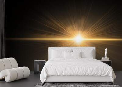 sunlight lens flare effect perfect for bright and radiant design visuals Wall mural