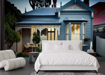 Victorian Terrace House (Melbourne Australia) Wall mural