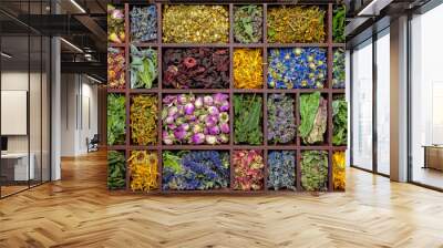 Herbs tea Wall mural