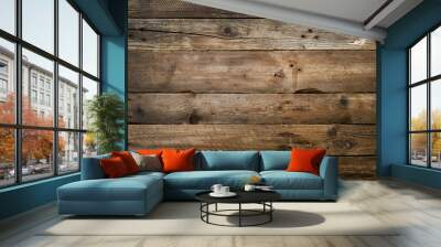 natural wood texture for background. copy space, banner Wall mural