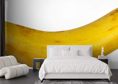 Closeup of a banana on transparent background. Wall mural