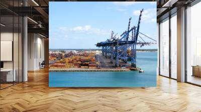 Container Port Wall mural