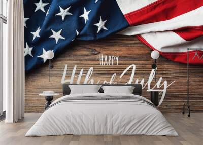 happy 4th of july - independence day Wall mural