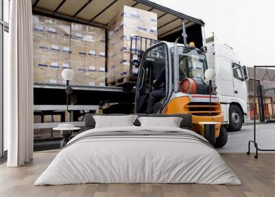 forklift Wall mural