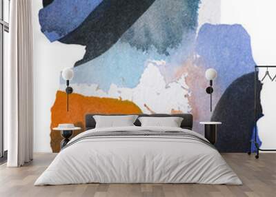 abstract watercolor background design Wall mural