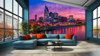 nashville skyline Wall mural