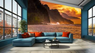 wedding in Hawaii Wall mural