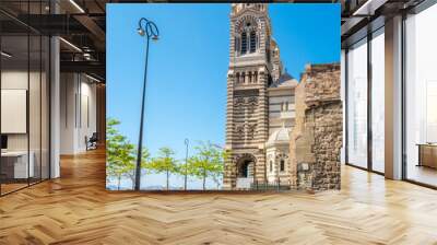 Marseille Cathedral, large catholic church Wall mural