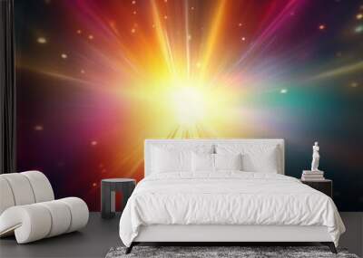 background with stars Wall mural