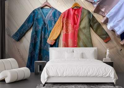 Stylish and unique kurtis made from high-quality, printed fabric. Wall mural