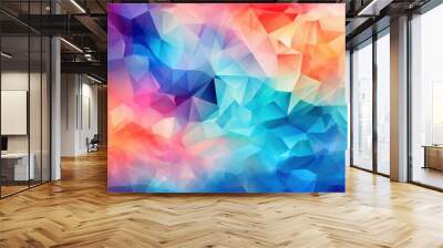 multi-colored kaleidoscope patternt. Graphic resources Wall mural