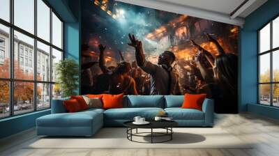 night party in a high luxury club Wall mural