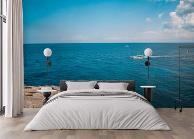 sea and blue sky Wall mural