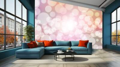 abstract blur bokeh background Wall mural