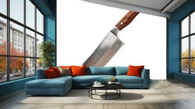 knife isolated on white Wall mural