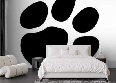 Cat Paw Footprint Wall mural