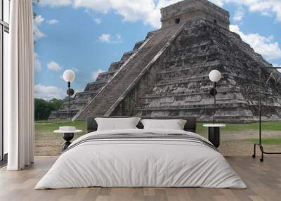 pyramid of chichen itza mexico Wall mural