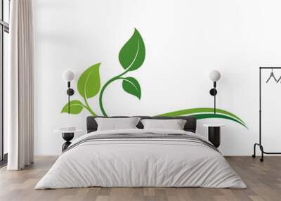 Leaf Ornament Wall mural