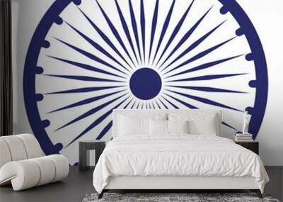 ashoka chakra symbol Wall mural