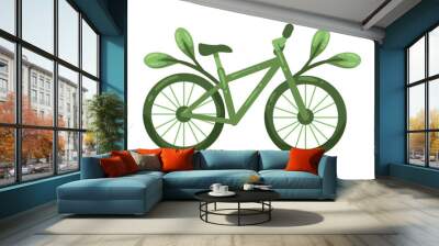 bike green ecology Wall mural