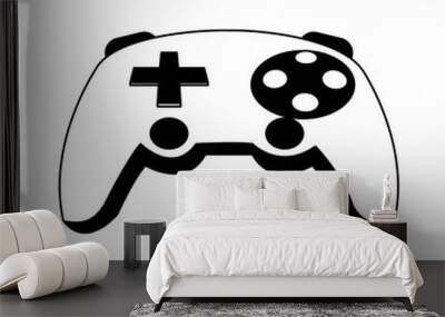 Console gamepad isolated vector illustration graphic design vector illustration graphic design Wall mural