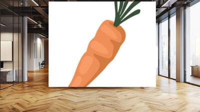 fresh carrot vegetable Wall mural