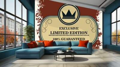 Label icon. Premium and Quality design. Vector graphic Wall mural