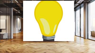 Light bulb symbol Wall mural