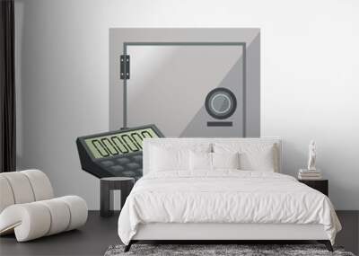 money design. financial item icon. white background, isolated il Wall mural