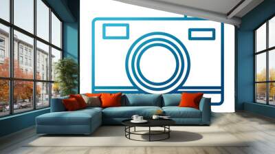 Photographic camera symbol icon vector illustration graphic design Wall mural