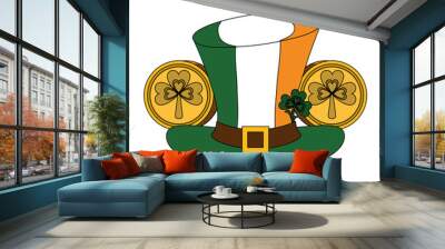 saint patricks day irish cartoon Wall mural