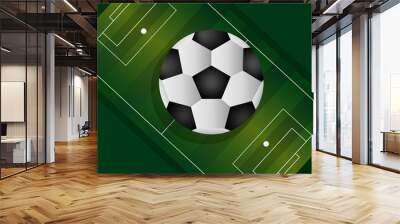 Soccer club design  Wall mural