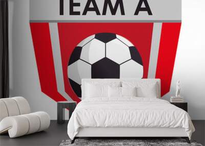 Soccer football sport game concept Wall mural