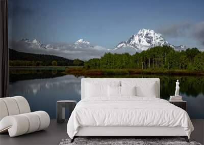 Mountains Reflection  Wall mural