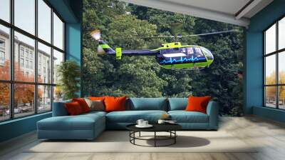 air ambulance helicopter Wall mural