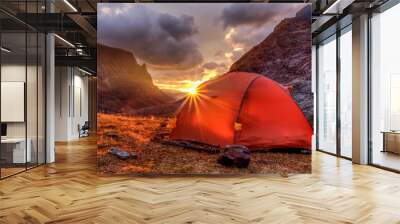 Campside Sunrise Wall mural